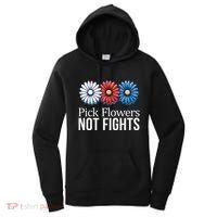 Pick Flowers Not Fights Women's Hoodie thumb 0