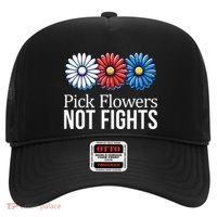 Pick Flowers Not Fights Hat thumb 0