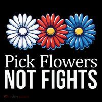 Pick Flowers Not Fights Toddler Hoodie thumb 2