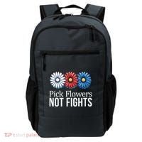 Pick Flowers Not Fights Backpack thumb 0