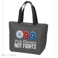 Pick Flowers Not Fights Tote Bag thumb 3