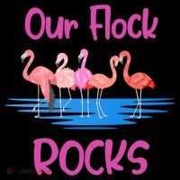 Pink Flamingo Our Flock Rocks Family Group Vacation Gift Coffee Mug thumb 5