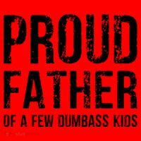 Proud Father Of A Few Dumbass Meaningful Gift Santa Hat thumb 1