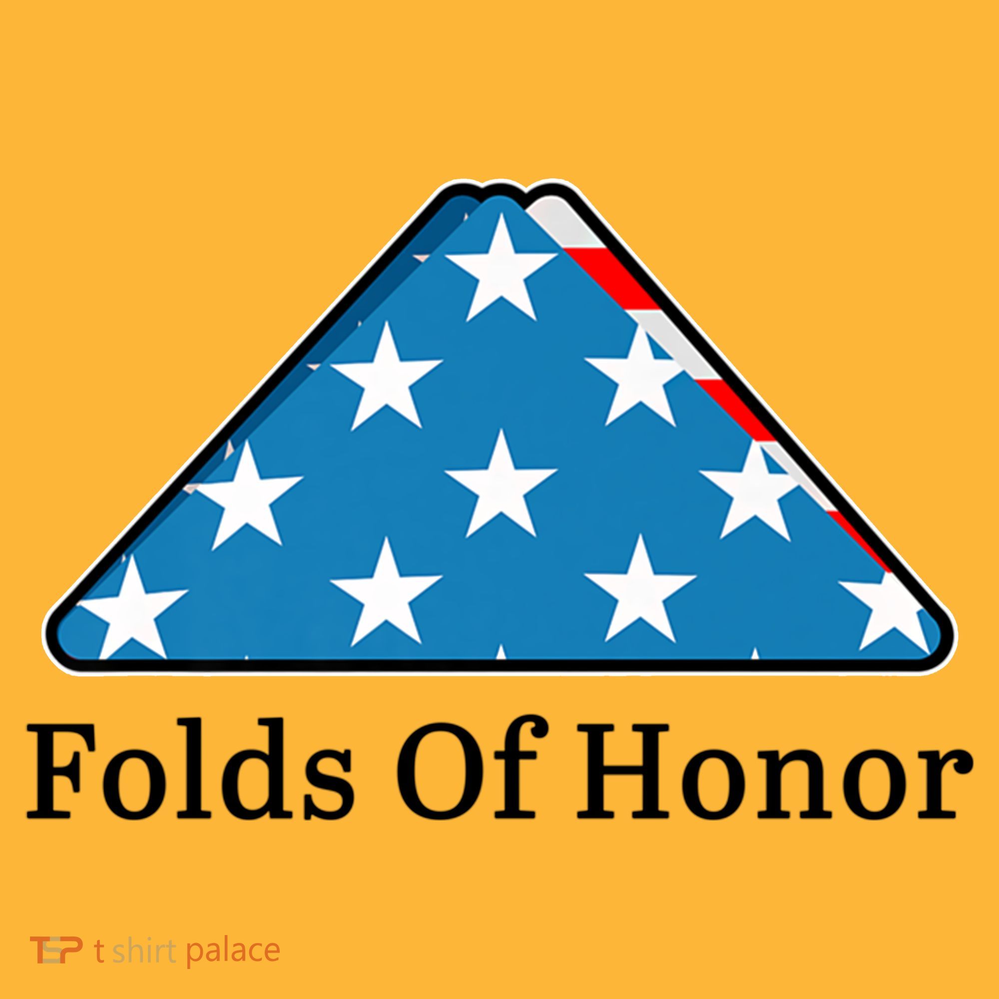 Patriotic Folds Of Honor Fallen Military First Responders Polo