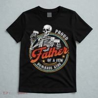 Proud Father Of A Few Dumbass Funny Dad Love Family T-Shirt thumb 5