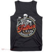 Proud Father Of A Few Dumbass Funny Dad Love Family Tank Top thumb 0