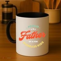 Proud Father Of A Few Dumbass Fathers Day Coffee Mug thumb 4