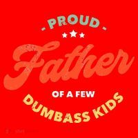 Proud Father Of A Few Dumbass Fathers Day Santa Hat thumb 1