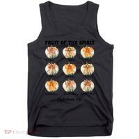 Pumpkin Fruit Of The Spirit Fall Halloween Bible Verse Tank Top thumb 0