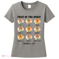 Pumpkin Fruit Of The Spirit Fall Halloween Bible Verse Women's T-Shirt thumb 0
