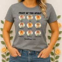 Pumpkin Fruit Of The Spirit Fall Halloween Bible Verse Women's T-Shirt thumb 2