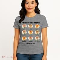 Pumpkin Fruit Of The Spirit Fall Halloween Bible Verse Women's T-Shirt thumb 4