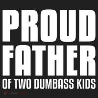 Proud Father Of Two Dumbass Gift Fathers Day Gift Dad Gift Hat thumb 2
