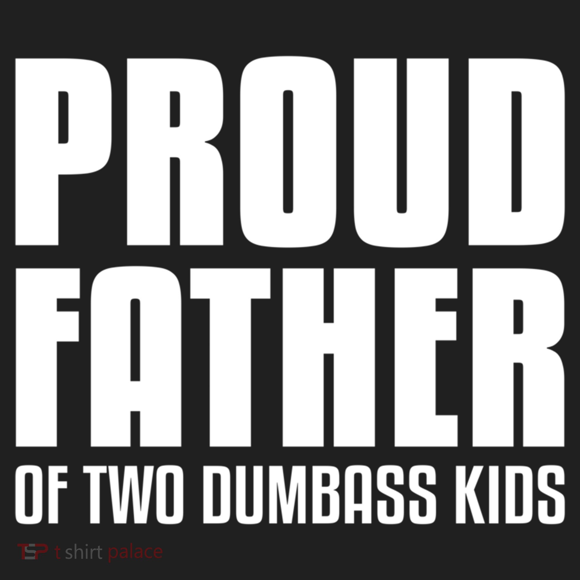 Proud Father Of Two Dumbass Gift Fathers Day Gift Dad Gift Hat