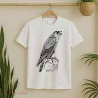 Peregrine Falcon Ornithology Falconer Bird Lover T-Shirt thumb 2