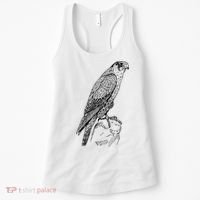 Peregrine Falcon Ornithology Falconer Bird Lover Women's Tank Top thumb 0