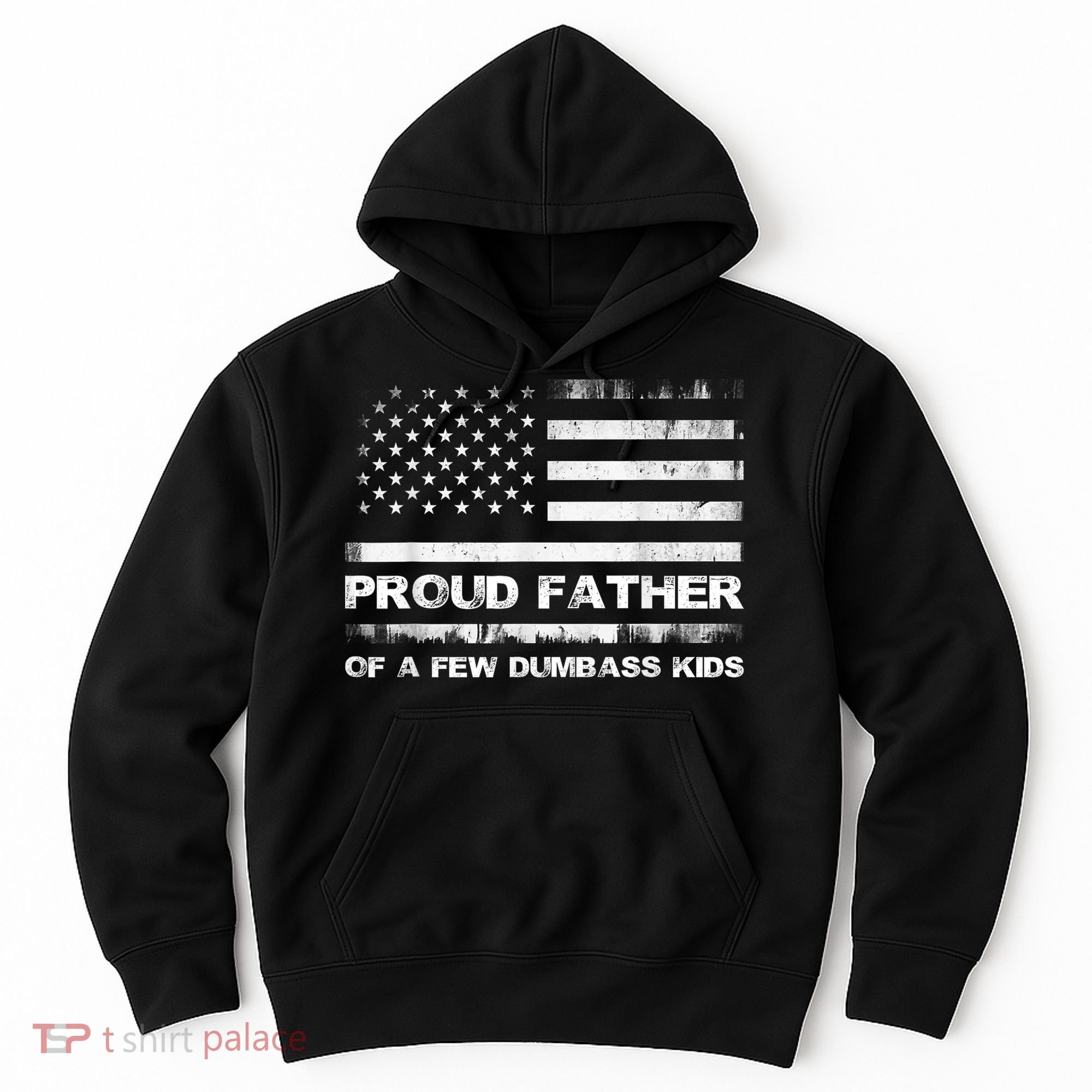 Proud Father Of A Few Dumbass Funny Fathers Day Hoodie