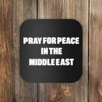Pray For Peace In The Middle East Coaster thumb 0