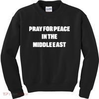 Pray For Peace In The Middle East Kids Sweatshirt thumb 0