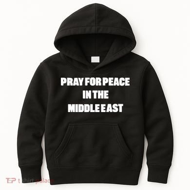 Pray For Peace In The Middle East Kids Hoodie