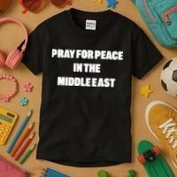 Pray For Peace In The Middle East Kids T-Shirt thumb 3