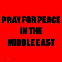 Pray For Peace In The Middle East Santa Hat thumb 1