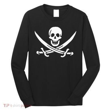 Pirate Flag Long Sleeve Shirt