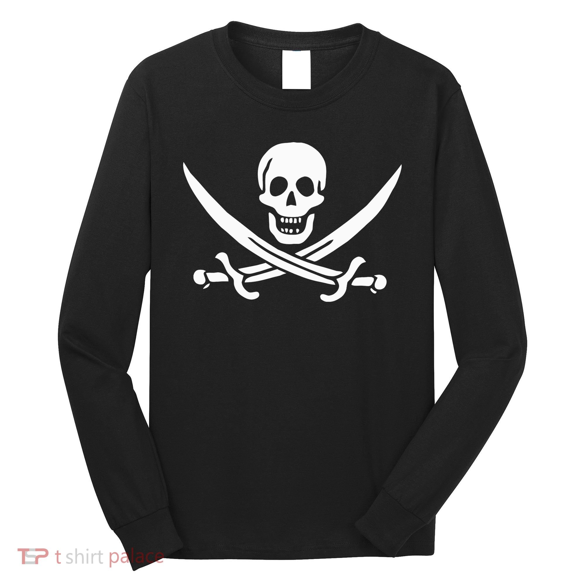 Pirate Flag Long Sleeve Shirt