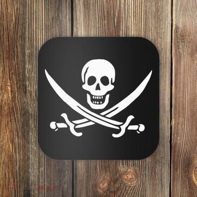 Pirate Flag Coaster