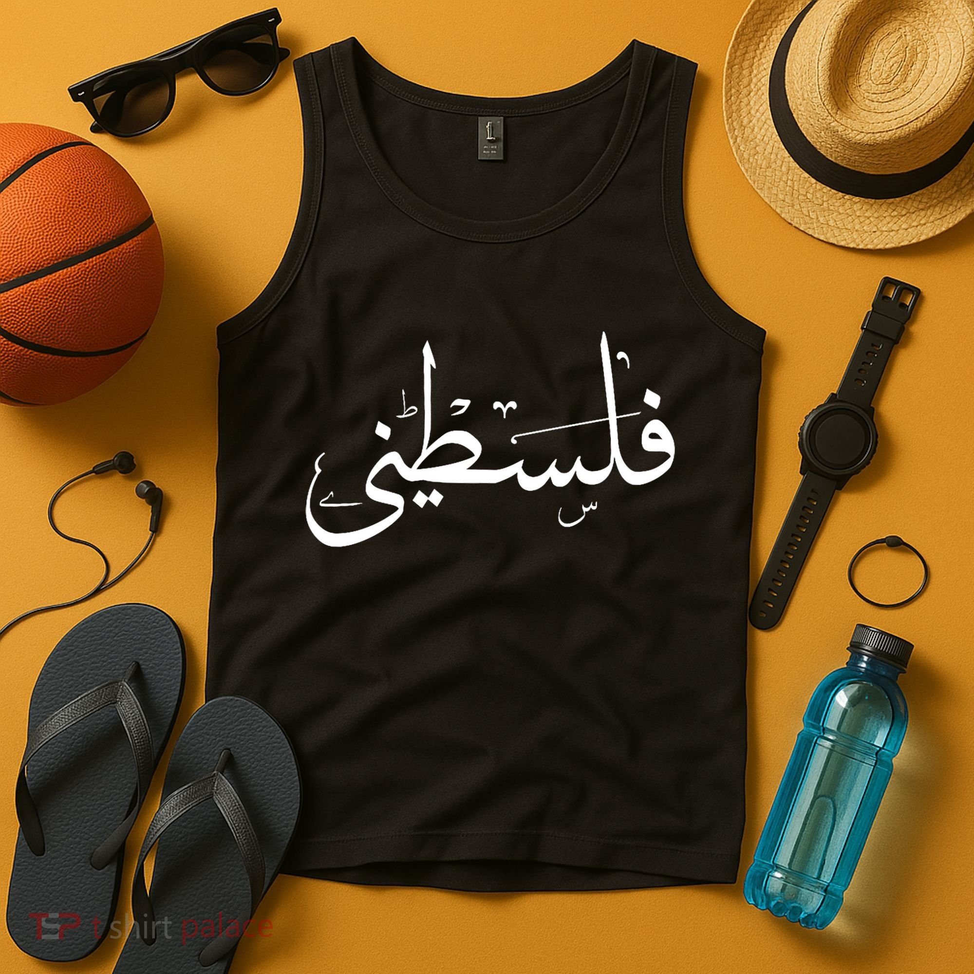Palestine Free Palestine In Arabic Free Gaza Palestine Flag Tank Top