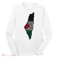 Palestine Flag Palestinian Long Sleeve Shirt thumb 0