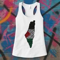 Palestine Flag Palestinian Women's Tank Top thumb 3