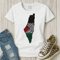 Palestine Flag Palestinian Women's T-Shirt thumb 3