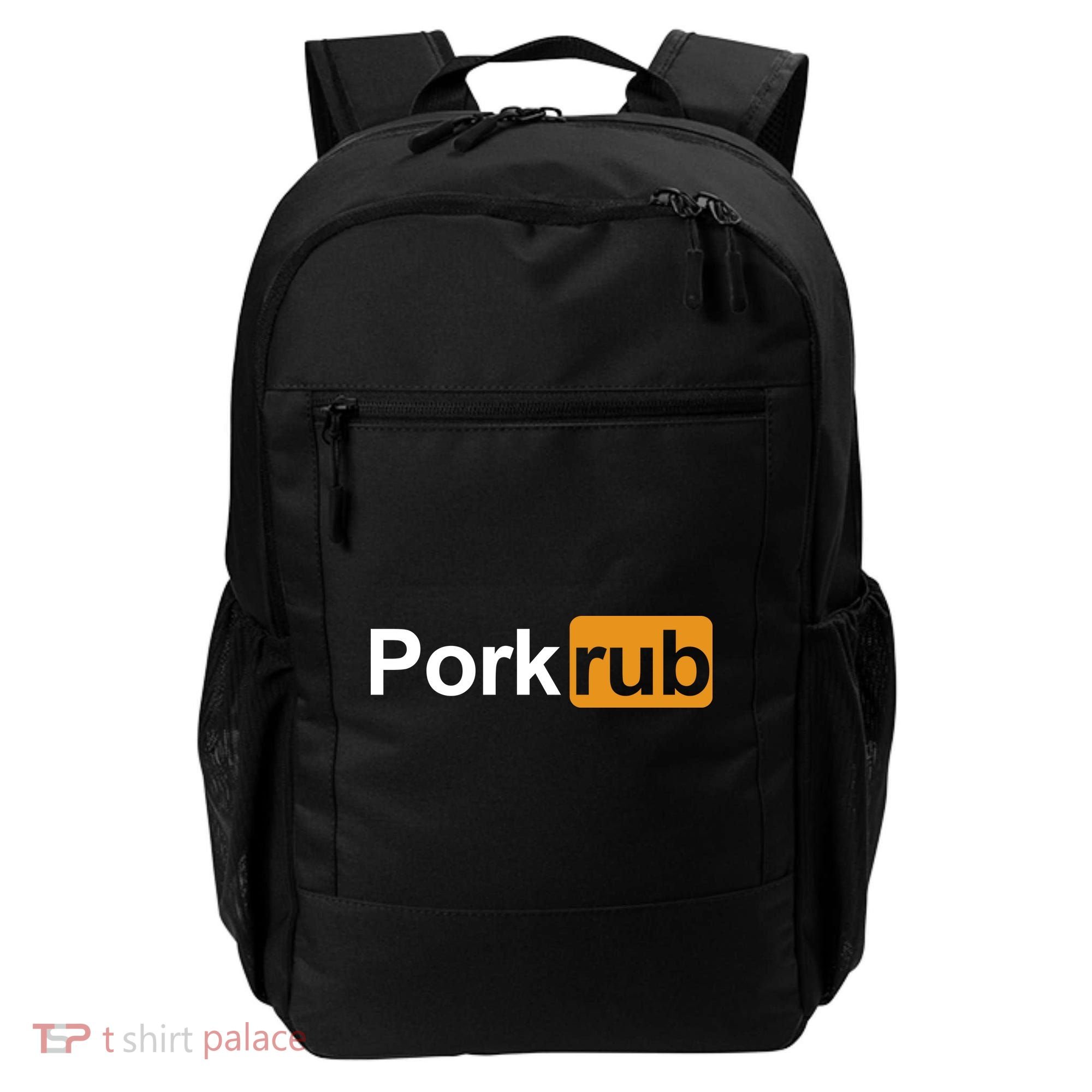 Porkrub Funny Pork Rub Backpack