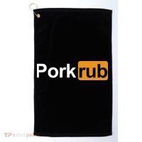 Porkrub Funny Pork Rub Golf Towel thumb 0
