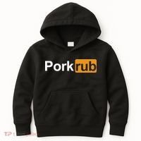 Porkrub Funny Pork Rub Kids Hoodie thumb 0