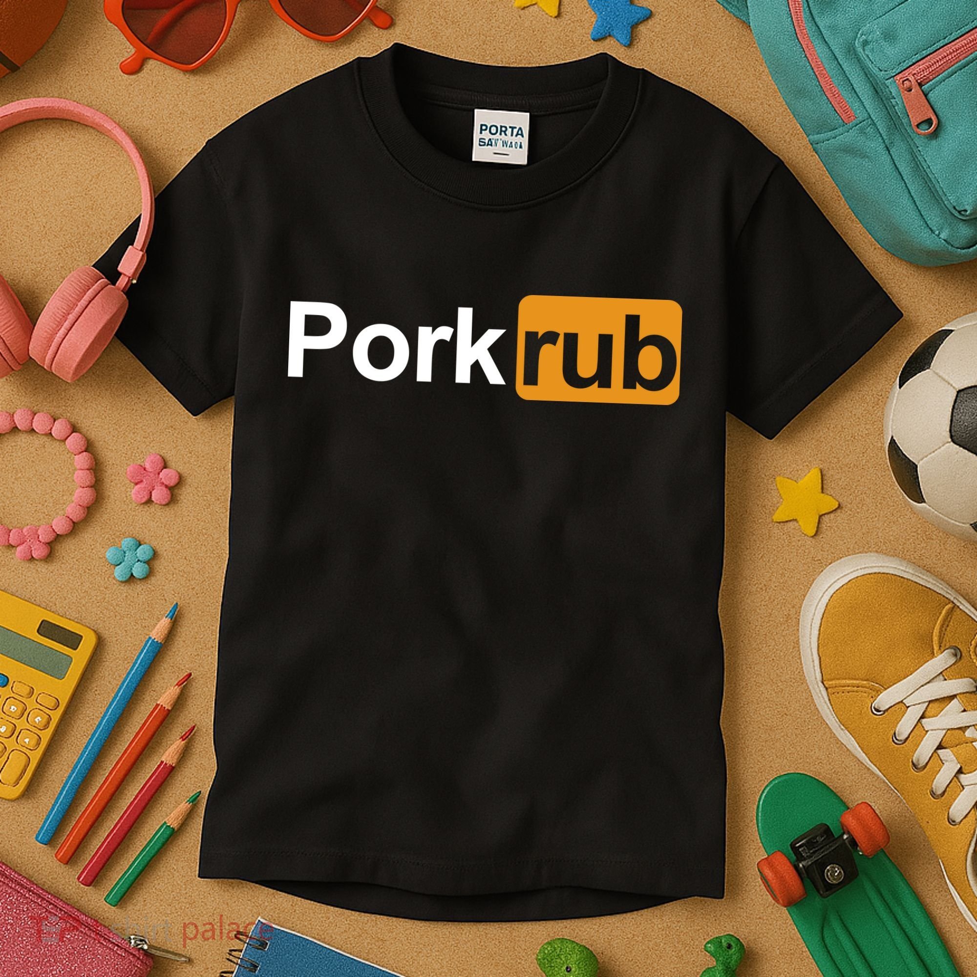 Porkrub Funny Pork Rub Kids T-Shirt