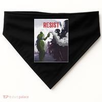 Portland Frog Protest Resist Abolish Ice USA-Made Doggie Bandana thumb 0