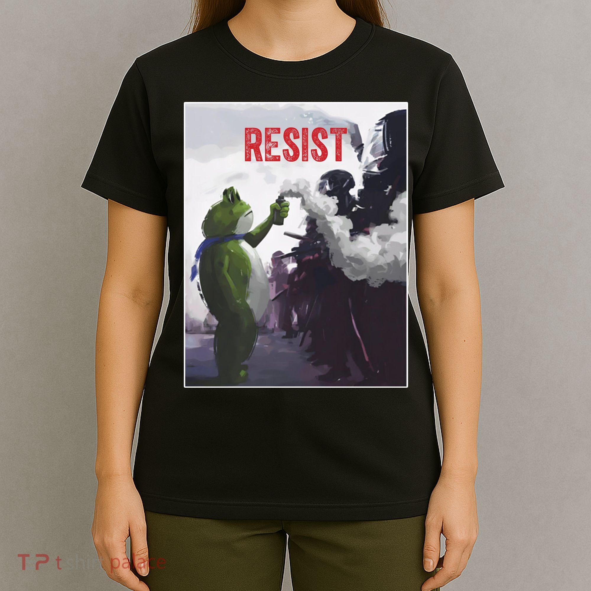 Portland Frog Protest Resist Abolish Ice T-Shirt