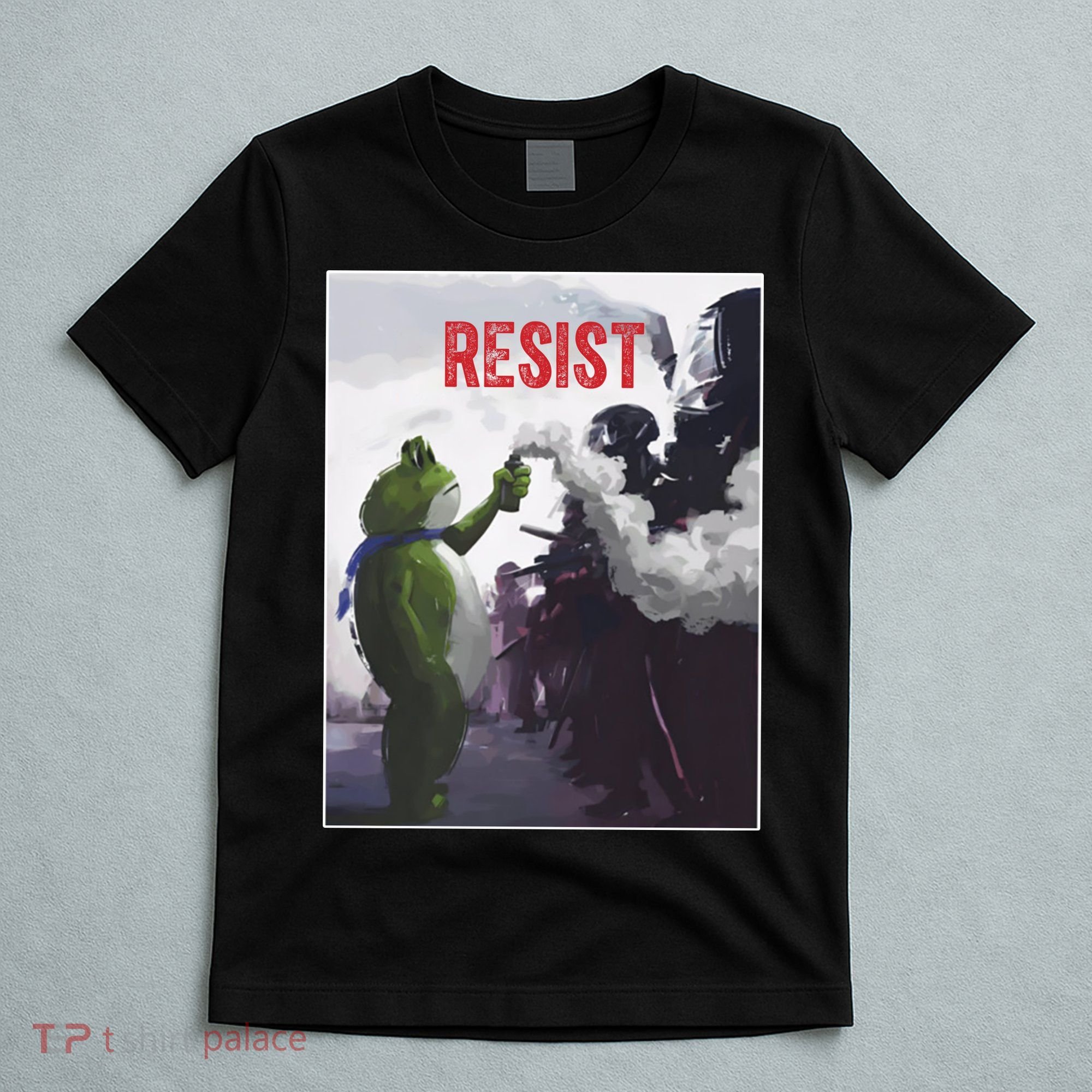 Portland Frog Protest Resist Abolish Ice T-Shirt