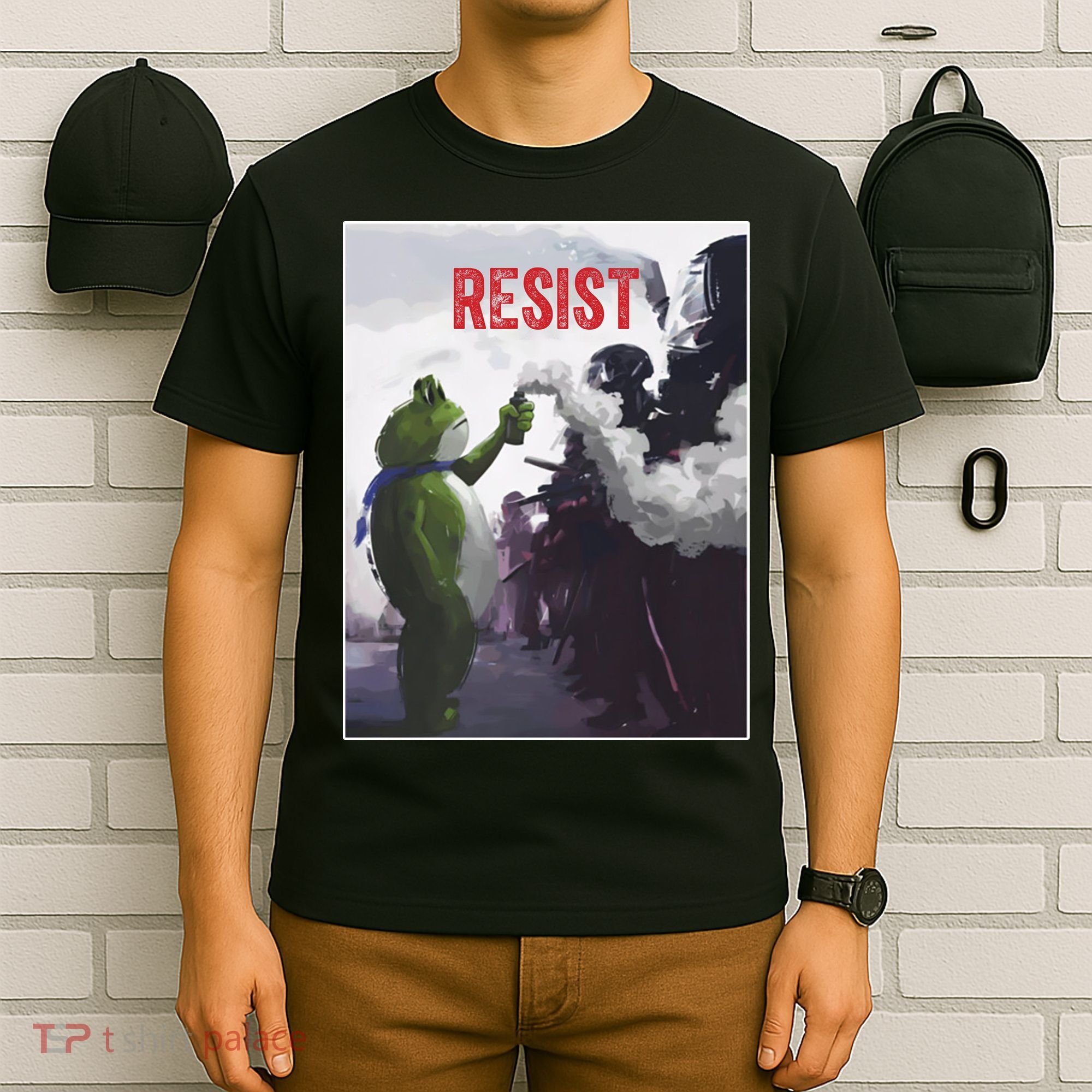 Portland Frog Protest Resist Abolish Ice T-Shirt