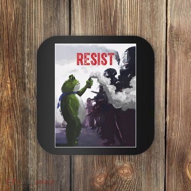 Portland Frog Protest Resist Abolish Ice Coaster