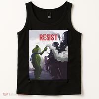 Portland Frog Protest Resist Abolish Ice Tank Top thumb 2