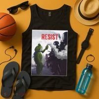 Portland Frog Protest Resist Abolish Ice Tank Top thumb 4