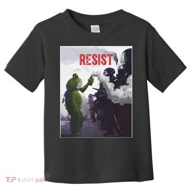 Portland Frog Protest Resist Abolish Ice Toddler T-Shirt