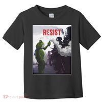 Portland Frog Protest Resist Abolish Ice Toddler T-Shirt thumb 0