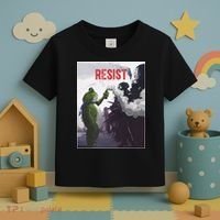 Portland Frog Protest Resist Abolish Ice Toddler T-Shirt thumb 3