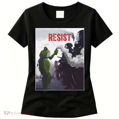 Portland Frog Protest Resist Abolish Ice Women's T-Shirt