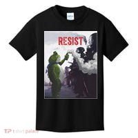 Portland Frog Protest Resist Abolish Ice Kids T-Shirt thumb 0