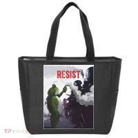 Portland Frog Protest Resist Abolish Ice Tote Bag thumb 0